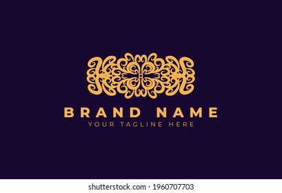 Luxury Logo template in vector for Restaurant, Royalty, Boutique, Cafe, Hotel, Heraldic, Jewelry.