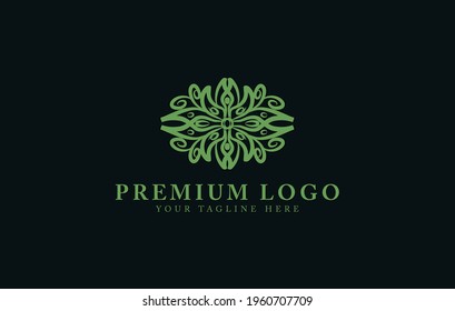 Luxury Logo template in vector for Restaurant, Royalty, Boutique, Cafe, Hotel, Heraldic, Jewelry.
