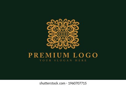 Luxury Logo template in vector for Restaurant, Royalty, Boutique, Cafe, Hotel, Heraldic, Jewelry.