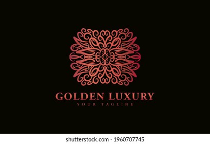 Luxury Logo template in vector for Restaurant, Royalty, Boutique, Cafe, Hotel, Heraldic, Jewelry.