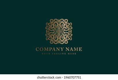 Luxury Logo template in vector for Restaurant, Royalty, Boutique, Cafe, Hotel, Heraldic, Jewelry.