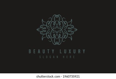Luxury Logo template in vector for Restaurant, Royalty, Boutique, Cafe, Hotel, Heraldic, Jewelry.