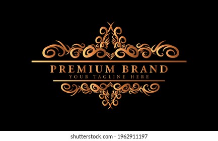 Luxury Logo template in vector for Restaurant, Royalty, Boutique, Cafe, Hotel, Heraldic, Jewelry.