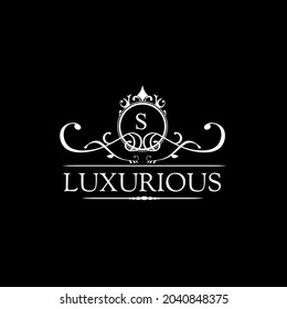 Luxury Logo template in vector for Restaurant, Royalty, Boutique, Cafe, Hotel, Heraldic, Jewelry, Fashion and other vector illustrations