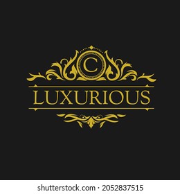 Luxury-Logo-Vorlage in Vektorgrafik für Restaurant, Royalty, Boutique, Cafe, Hotel, Heraldic, Juwelry, Mode und andere Vektorgrafiken