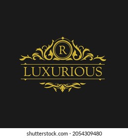 Luxury Logo template in vector for Restaurant, Royalty, Boutique, Cafe, Hotel, Heraldic, Jewelry, Fashion and other vector illustrations