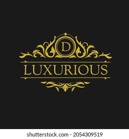 Luxury Logo template in vector for Restaurant, Royalty, Boutique, Cafe, Hotel, Heraldic, Jewelry, Fashion and other vector illustrations