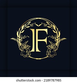 Plantilla de logotipo de lujo en vectores para restaurante, realeza, boutique, cafetería, hotel, heráldico, joyería, moda y otros vectores