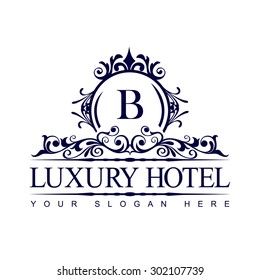 Luxury Logo template in vector for Restaurant, Royalty, Boutique, Cafe, Hotel, Heraldic, Jewelry, Fashion and other vector illustration