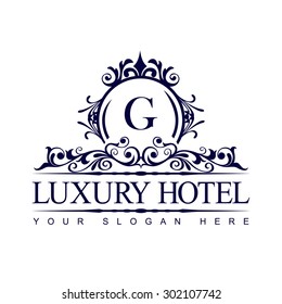 Luxury Logo template in vector for Restaurant, Royalty, Boutique, Cafe, Hotel, Heraldic, Jewelry, Fashion and other vector illustration