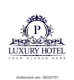 Luxury Logo template in vector for Restaurant, Royalty, Boutique, Cafe, Hotel, Heraldic, Jewelry, Fashion and other vector illustration