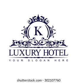 Luxury Logo template in vector for Restaurant, Royalty, Boutique, Cafe, Hotel, Heraldic, Jewelry, Fashion and other vector illustration