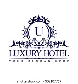 Luxury Logo template in vector for Restaurant, Royalty, Boutique, Cafe, Hotel, Heraldic, Jewelry, Fashion and other vector illustration