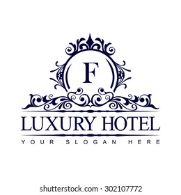 Luxury Logo template in vector for Restaurant, Royalty, Boutique, Cafe, Hotel, Heraldic, Jewelry, Fashion and other vector illustration