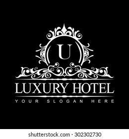 Luxury Logo template in vector for Restaurant, Royalty, Boutique, Cafe, Hotel, Heraldic, Jewelry, Fashion and other vector illustration