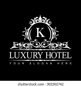 Luxury Logo template in vector for Restaurant, Royalty, Boutique, Cafe, Hotel, Heraldic, Jewelry, Fashion and other vector illustration