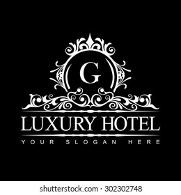Luxury Logo template in vector for Restaurant, Royalty, Boutique, Cafe, Hotel, Heraldic, Jewelry, Fashion and other vector illustration