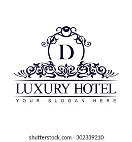 Luxury Logo template in vector for Restaurant, Royalty, Boutique, Cafe, Hotel, Heraldic, Jewelry, Fashion and other vector illustration.