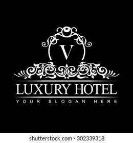 Luxury Logo template in vector for Restaurant, Royalty, Boutique, Cafe, Hotel, Heraldic, Jewelry, Fashion and other vector illustration.