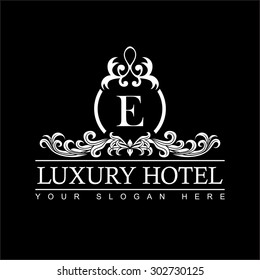 Luxury Logo template in vector for Restaurant, Royalty, Boutique, Cafe, Hotel, Heraldic, Jewelry, Fashion and other vector illustration