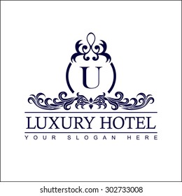 Luxury Logo template in vector for Restaurant, Royalty, Boutique, Cafe, Hotel, Heraldic, Jewelry, Fashion and other vector illustration