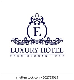 Luxury Logo template in vector for Restaurant, Royalty, Boutique, Cafe, Hotel, Heraldic, Jewelry, Fashion and other vector illustration
