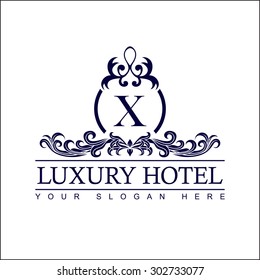 Luxury Logo template in vector for Restaurant, Royalty, Boutique, Cafe, Hotel, Heraldic, Jewelry, Fashion and other vector illustration