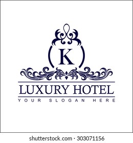 Luxury Logo template in vector for Restaurant, Royalty, Boutique, Cafe, Hotel, Heraldic, Jewelry, Fashion and other vector illustration