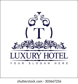 Luxury Logo template in vector for Restaurant, Royalty, Boutique, Cafe, Hotel, Heraldic, Jewelry, Fashion and other vector illustration