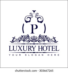 Luxury Logo template in vector for Restaurant, Royalty, Boutique, Cafe, Hotel, Heraldic, Jewelry, Fashion and other vector illustration