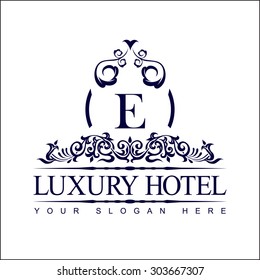 Luxury Logo template in vector for Restaurant, Royalty, Boutique, Cafe, Hotel, Heraldic, Jewelry, Fashion and other vector illustration
