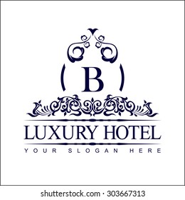 Luxury Logo template in vector for Restaurant, Royalty, Boutique, Cafe, Hotel, Heraldic, Jewelry, Fashion and other vector illustration