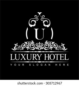 Luxury Logo template in vector for Restaurant, Royalty, Boutique, Cafe, Hotel, Heraldic, Jewelry, Fashion and other vector illustration