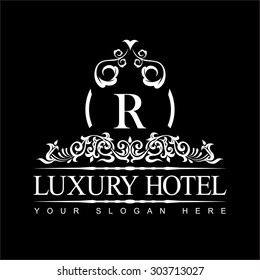 Luxury Logo template in vector for Restaurant, Royalty, Boutique, Cafe, Hotel, Heraldic, Jewelry, Fashion and other vector illustration