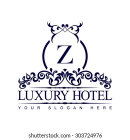 Luxury Logo template in vector for Restaurant, Royalty, Boutique, Cafe, Hotel, Heraldic, Jewelry, Fashion and other vector illustration