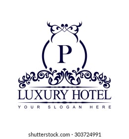 Luxury Logo template in vector for Restaurant, Royalty, Boutique, Cafe, Hotel, Heraldic, Jewelry, Fashion and other vector illustration