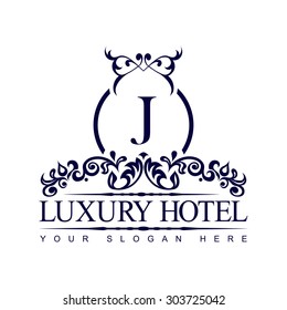 Luxury Logo template in vector for Restaurant, Royalty, Boutique, Cafe, Hotel, Heraldic, Jewelry, Fashion and other vector illustration