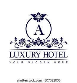 Luxury Logo template in vector for Restaurant, Royalty, Boutique, Cafe, Hotel, Heraldic, Jewelry, Fashion and other vector illustration