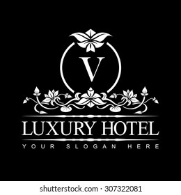 Luxury Logo template in vector for Restaurant, Royalty, Boutique, Cafe, Hotel, Heraldic, Jewelry, Fashion and other vector illustration