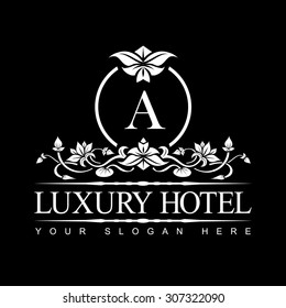 Luxury Logo template in vector for Restaurant, Royalty, Boutique, Cafe, Hotel, Heraldic, Jewelry, Fashion and other vector illustration