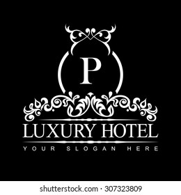 Luxury Logo template in vector for Restaurant, Royalty, Boutique, Cafe, Hotel, Heraldic, Jewelry, Fashion and other vector illustration