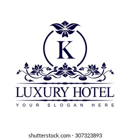 Luxury Logo template in vector for Restaurant, Royalty, Boutique, Cafe, Hotel, Heraldic, Jewelry, Fashion and other vector illustration