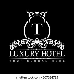Luxury Logo template in vector for Restaurant, Royalty, Boutique, Cafe, Hotel, Heraldic, Jewelry, Fashion and other vector illustration