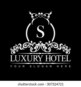 Luxury Logo template in vector for Restaurant, Royalty, Boutique, Cafe, Hotel, Heraldic, Jewelry, Fashion and other vector illustration