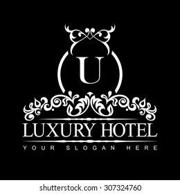 Luxury Logo template in vector for Restaurant, Royalty, Boutique, Cafe, Hotel, Heraldic, Jewelry, Fashion and other vector illustration
