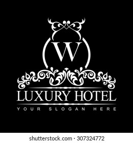 Luxury Logo template in vector for Restaurant, Royalty, Boutique, Cafe, Hotel, Heraldic, Jewelry, Fashion and other vector illustration