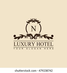 Luxury Logo template in vector for Restaurant, Royalty, Boutique, Cafe, Hotel, Heraldic, Jewelry, Fashion and other vector illustration