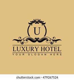Luxury Logo template in vector for Restaurant, Royalty, Boutique, Cafe, Hotel, Heraldic, Jewelry, Fashion and other vector illustration