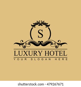 Luxury Logo template in vector for Restaurant, Royalty, Boutique, Cafe, Hotel, Heraldic, Jewelry, Fashion and other vector illustration