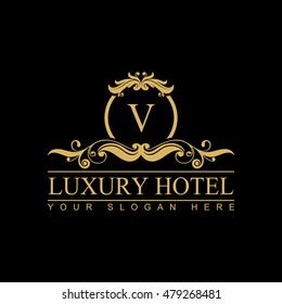 Luxury Logo template in vector for Restaurant, Royalty, Boutique, Cafe, Hotel, Heraldic, Jewelry, Fashion and other vector illustration